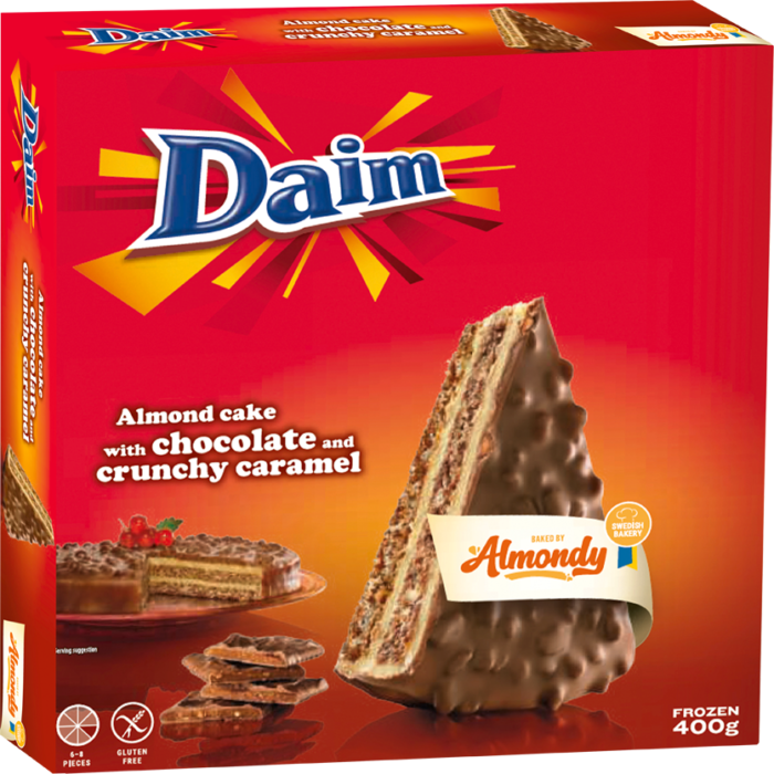 Mondelez Almond Cake Daim 400g