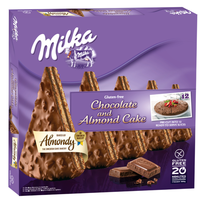 Mondelez Milka Chocolate & Almond Cake 980g