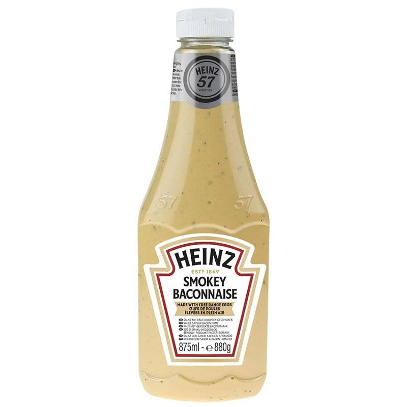 HEINZ SMOKEY BACONNAISE SOS 875ml