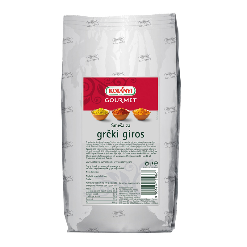 Mešavina začina za giros – Alu 1Kg