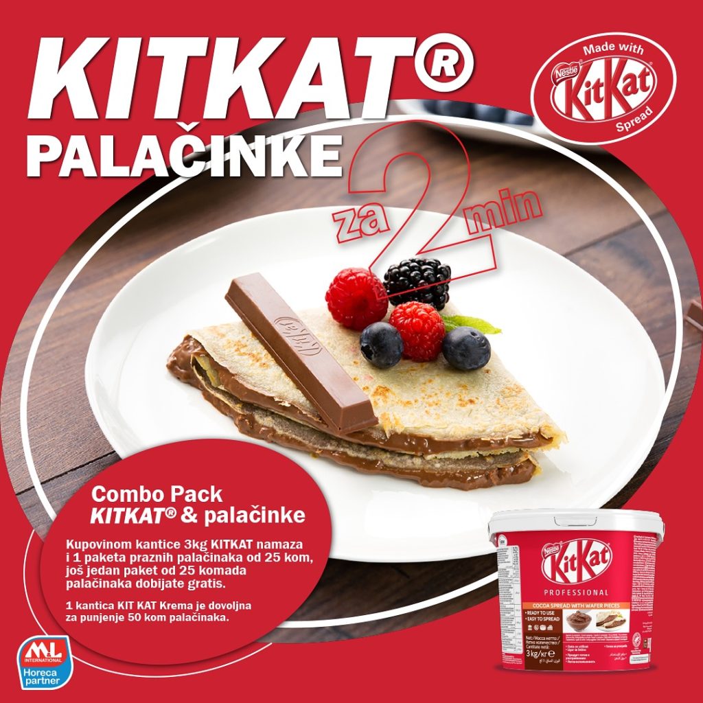 Napravite KITKAT palačinke za 2 minuta